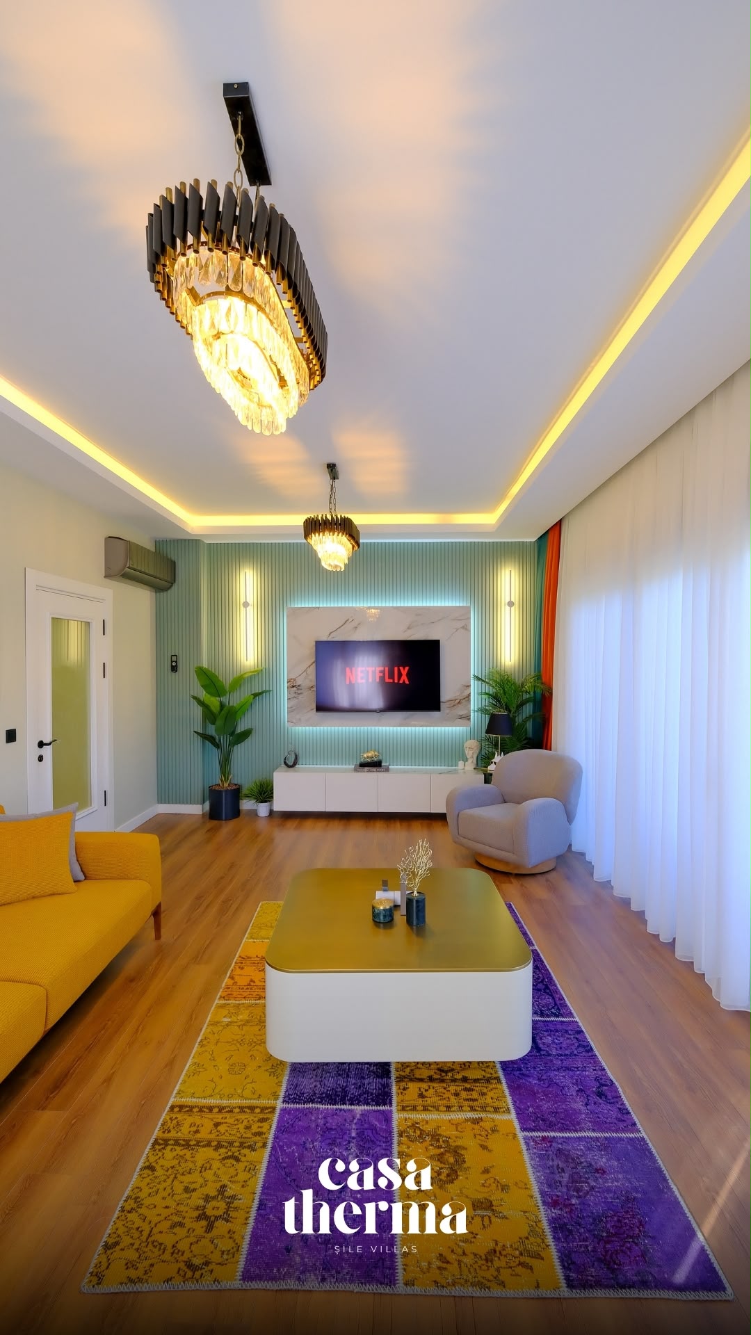 Casa Therma&rsquo;nın renkli salonu